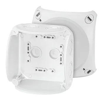   HENSEL KF0400G Kötődoboz időjárásálló falonkívüli 104mmx 104mmx 70mm szürke műanyag IP67