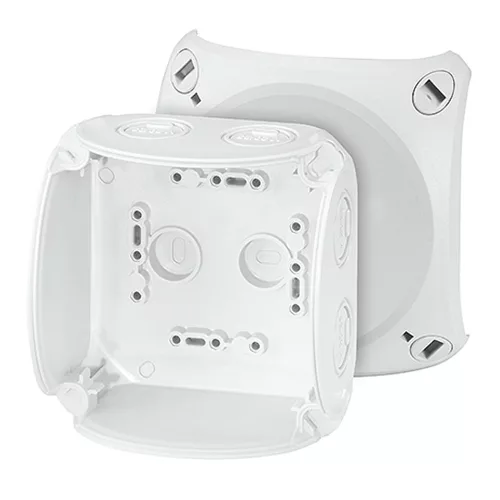 HENSEL KF0400G Kötődoboz időjárásálló falonkívüli 104mmx 104mmx 70mm szürke műanyag IP67