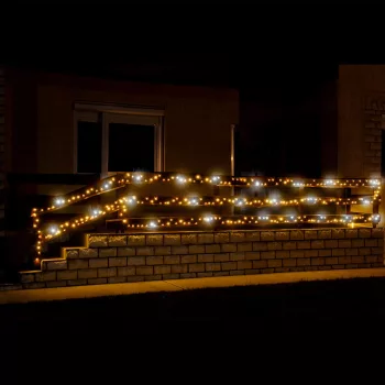   SOMOGYI KKL 200F/WH LED-es sziporkázó fényfüzér, 20m, IP44