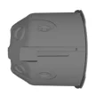 KOPOS KO97/L 103x50-es Kerek gipszkarton doboz
