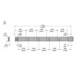 SCHNEIDER KSA 250 ED45010 Egyenes elem 250A 5m (MI) - KSA250ED45010