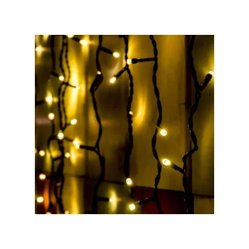   SOMOGYI KSF 204/WW LED-es fényfüggöny, 2x2 m / 204 db melegfehér sorolható, kül- és beltéri