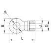 TRACON KSZ5 Szigetelt szemes saru 2,5mm2 M5 50db/csomag