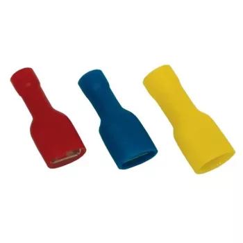   TRACON KTCSH6 Teljesen szigetelt csúszósaru 6,3x0,8 kék 50db/csomag