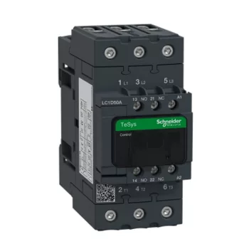   SCHNEIDER LC1-D50AP5 Mágneskapcsoló 3P 22kW/20A 230VAC everlink csatl. Sé.:1Z+1NY - LC1D50AP5