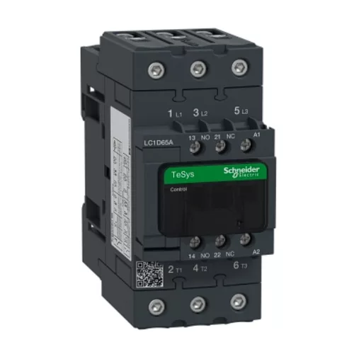 SCHNEIDER LC1D65AP5 Mágneskapcsoló 3P 30kW/65A fesz:230VAC sé:1Z+1NY