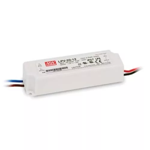 MEAN WELL LPV-20-12LED tápegység 20W/12V/0-1,67A