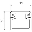 KOPOS LV11x10P2 Csatorna öntapadós