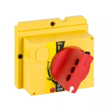   SCHNEIDER LV429339 Közvetlen kézi hajtás piros kar sárga előlap