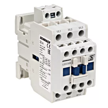   SCHRACK Mágneskapcsoló 3p, CUBICO Classic, 15kW, 32A, 1z+1ny, 24VAC - LZDC32B0