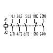 SCHRACK Mágneskapcsoló 3p, CUBICO Classic, 18,5kW, 38A,1z+1ny,230VAC - LZDC38B3