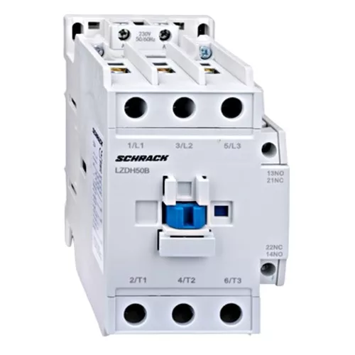 SCHRACK Mágneskapcsoló 3p, CUBICO High, 22kW, 50A, 1z+1ny, 230VAC - LZDH50B3