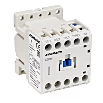   SCHRACK Mágneskapcsoló 3p, CUBICO Mini, 2,2kW, 6A, 1z, 24VAC - LZDM0610