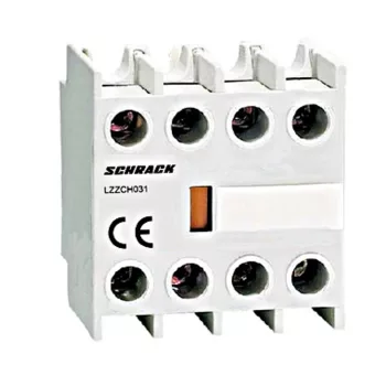   SCHRACK LZZCH031 Segédérintkező, mellső, CUBICO Classic, 3z+1ny