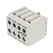 SCHRACK LZZMH022 Segédérintkező, mellső, CUBICO Mini, 2z+2ny