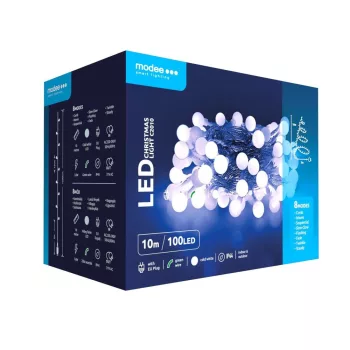 MODEE ML-C2010 Karácsonyi LED Füzér 100LED/10m/10cm cold
