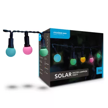   MODEE LIGHTING DS011 LED Szolár Napelemes Dekor Lampion 50db 7,9m