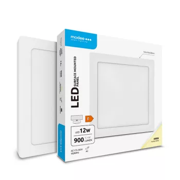   MODEE LIGHTING ML-LPS4000K12WA LED Panel Négyzet - Felszerelhető 12W 4000K (900 lumen)