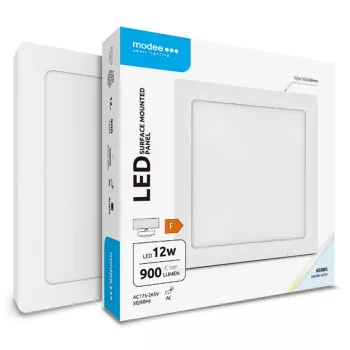 MODEE LIGHTING ML-LPS6000K12WA LED Panel Négyzet - Felszerelhető 12W 6000K (900 lumen)