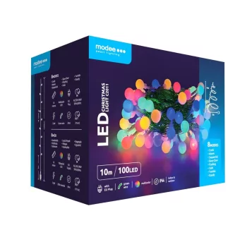   MODEE ML-C2011 Karácsonyi LED Füzér 100LED/10m/10cm színes