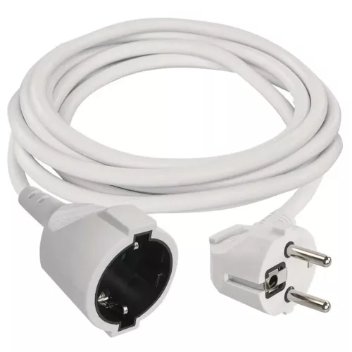 EMOS P0123R Hosszabbító 3 m / 1 aljzat / fehér / PVC / 1,5 mm2