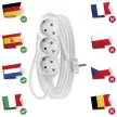 EMOS P0325R Elosztós hosszabbító 3-as 5m 230V