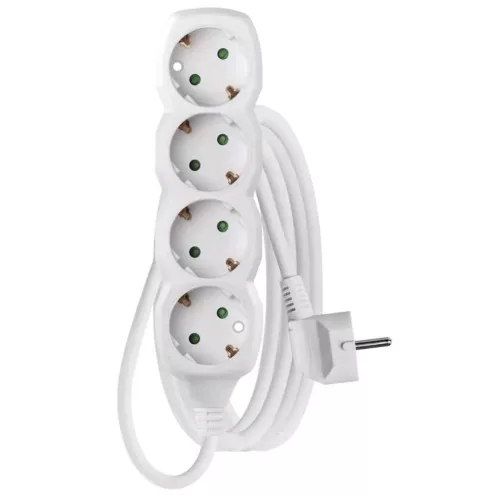 EMOS P0423R elosztós hosszabbító 4-es 3m 230V