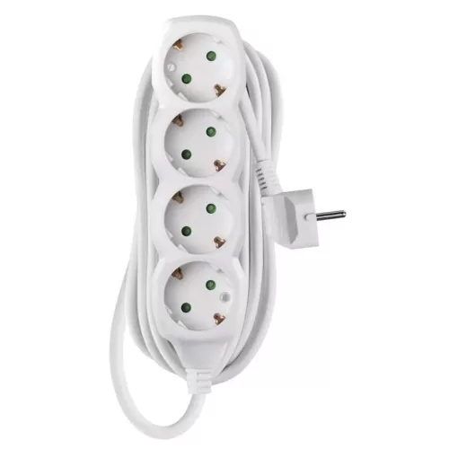 EMOS P0425R Elosztós hosszabbító 4-as 5m 230V