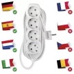 EMOS P0425R Elosztós hosszabbító 4-as 5m 230V