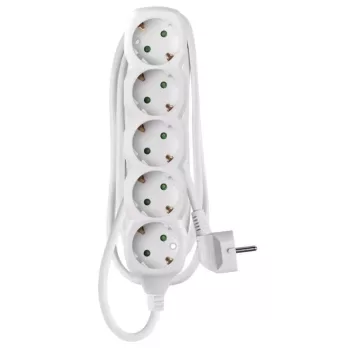 EMOS P0521R Elosztós hosszabbító 5-ös 1,5m 230V