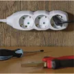 EMOS P0521R Elosztós hosszabbító 5-ös 1,5m 230V