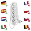 EMOS P0523R Elosztós hosszabbító 5-ös 3m 230V