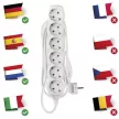 EMOS P0623R Elosztós hosszabbító 6-ös 3m 230V