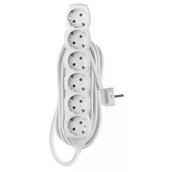 EMOS P0625R Elosztós hosszabbító 6-os 5m