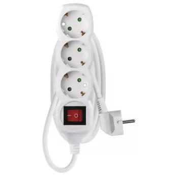 EMOS P1321R Elosztós hosszabbító kapcsolós 3-as 1,5m