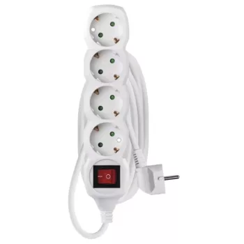 EMOS P1423R elosztós hosszabbító kapcsolós 4-es 3m