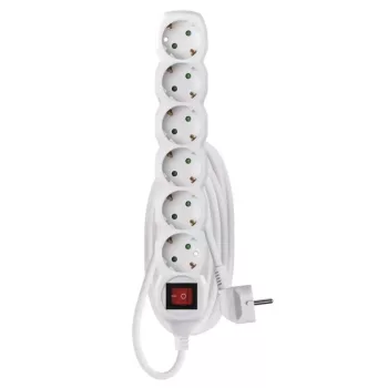 EMOS P1623R Elosztós hosszabbító kapcsolós 6-ös 3m