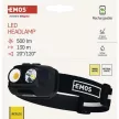 EMOS P3542 COB LED Fejlámpa tölthető 500lm, 130m, Li-pol 1200mAh