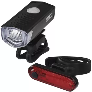   EMOS P3923 LED Kerékpár lámpa első + hátsó tölthető LED, 90 lm