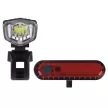 EMOS P3923 LED Kerékpár lámpa első + hátsó tölthető LED, 90 lm