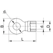 TRACON PSZ4 Szigetelt szemes saru 1,5mm2 M4 50db/csomag