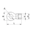 TRACON PSZ8 Szigetelt szemes saru 1,5mm2 M8 50db/csomag