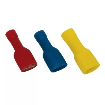   TRACON PTCSH6 Teljesen szigetelt csúszósaru 6,3x0,8 piros 50db/csomag