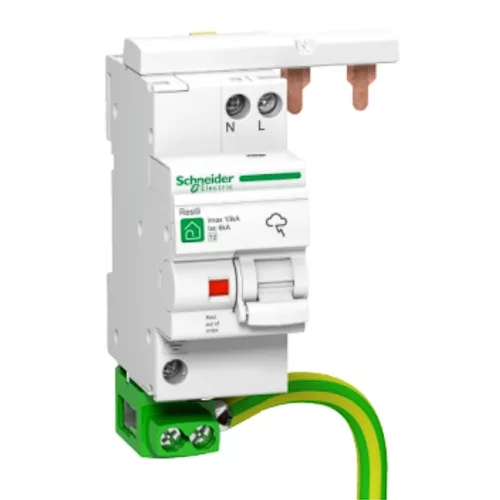 SCHNEIDER R9L16610 Túlfeszültség-levezető T2 TN-S TT 230V/AC 10kA 2M Resi9