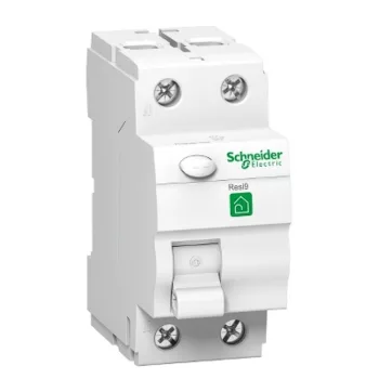   SCHNEIDER R9R11263 Fi-relé R9 2P, 63A, 30mA, AC típus életvédelmi relé  Resi
