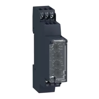   SCHNEIDER RM17TG00 Feszültségfigyelő/fázisőr relé 183-528V 1-vfázissorrend-figyelés