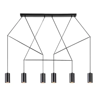 RÁBALUX 72018 Aslaug hatos függeszték GU10 6xmax50W