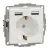 SCHNEIDER SDD111052 Földelt dugalj+USB aljzat ÚjSedna 162