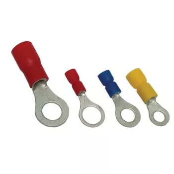   TRACON SSZ10 Szigetelt szemes saru 6mm2 M10 sárga 50db/csomag