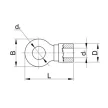 TRACON SSZ6 Szigetelt szemes saru 4-6mm2 M6 50db/csomag